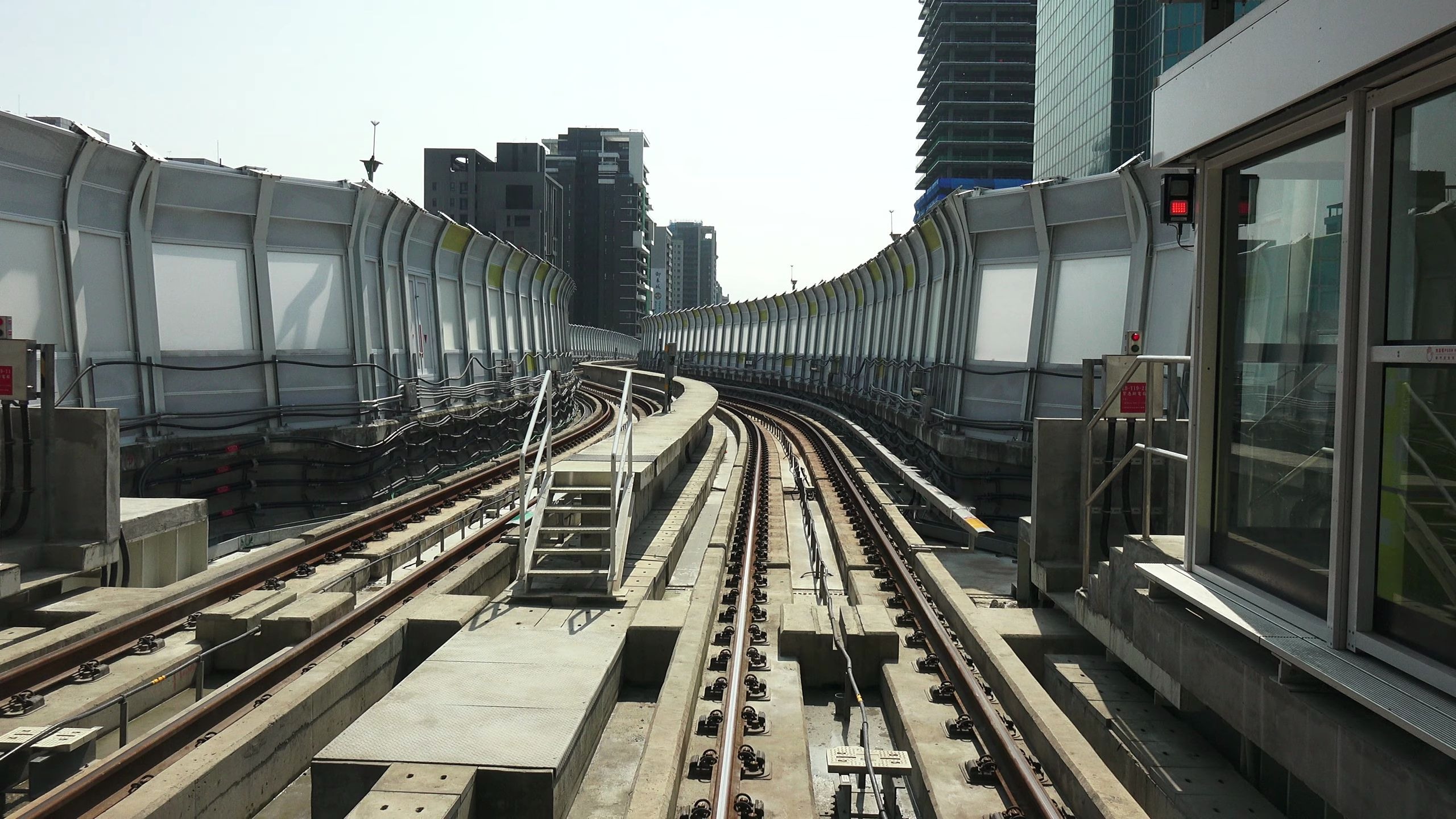 【前方展望】台北捷运环状线 y20新北产业园区站 - y07大坪林站_哔哩
