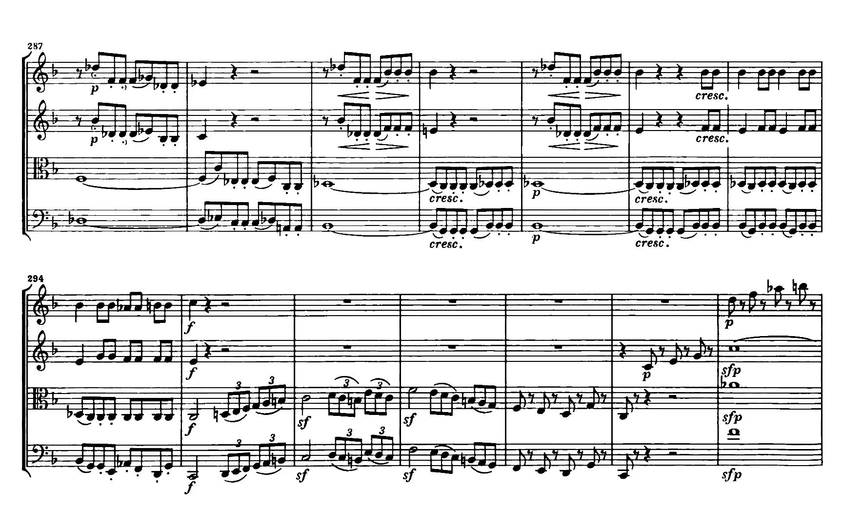 [图]贝多芬弦乐四重奏 "Razumovsky" Op. 59 No.1