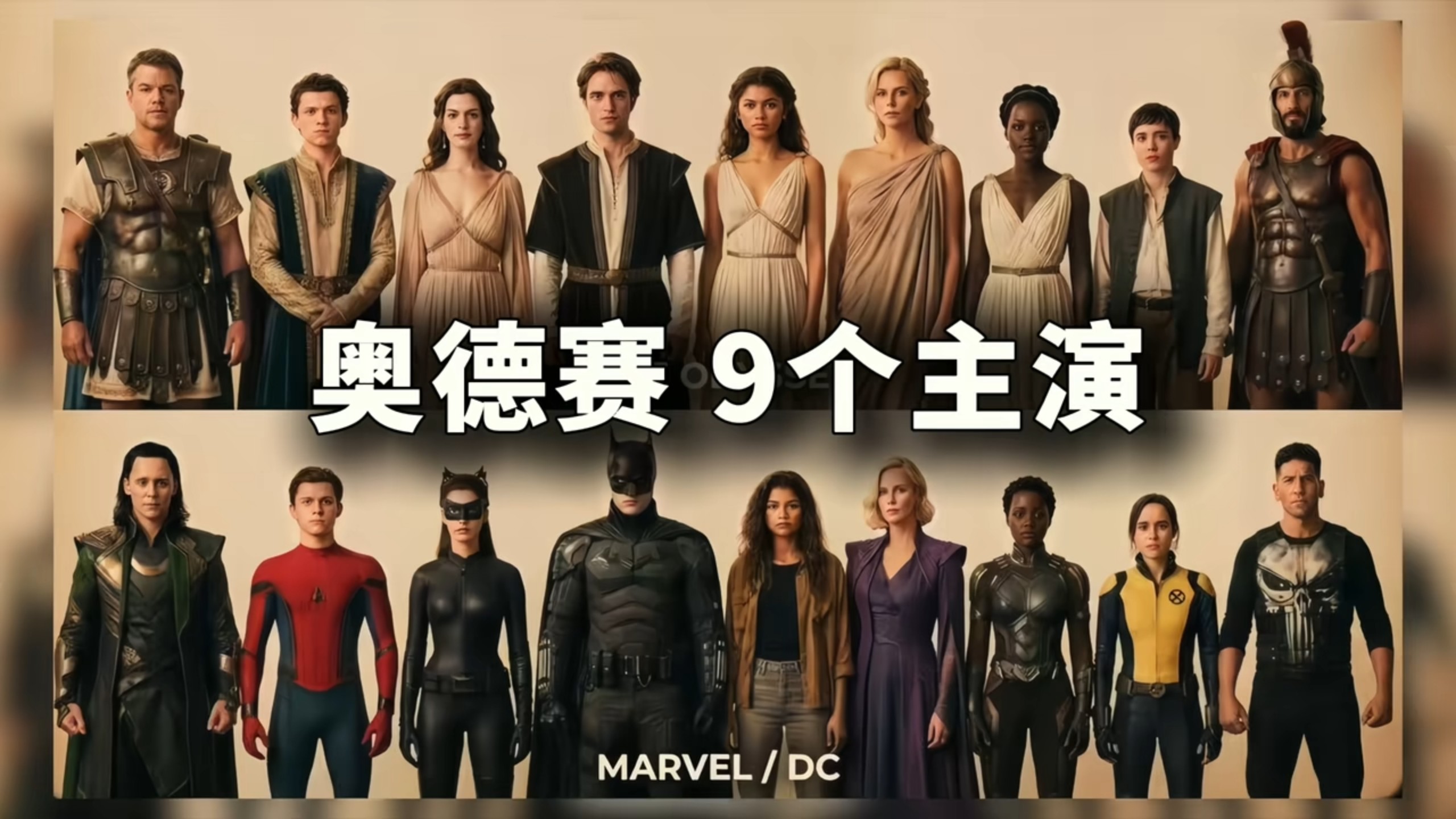 全是熟人！诺兰的奥德赛 9个主演都演过漫威、DC作品