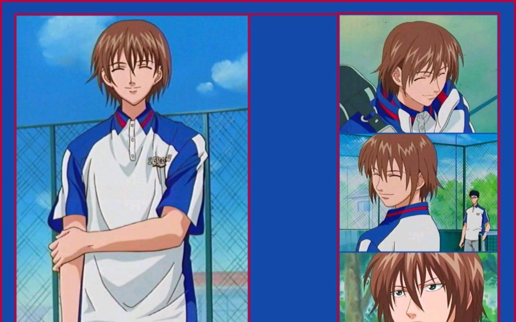 微笑着的青学天才不二周助