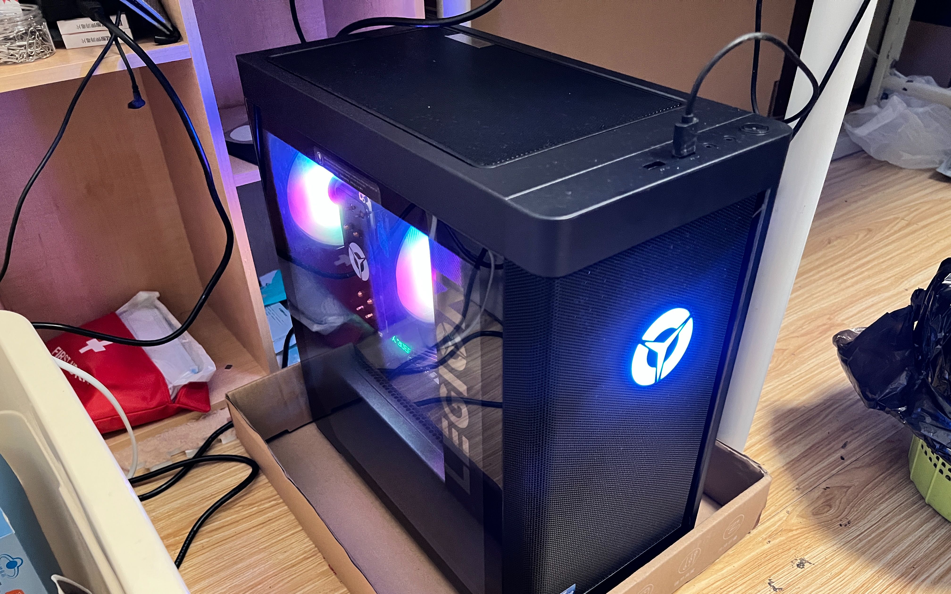 才一个机箱风扇7299元的刃7000k开箱2022款i512600kfrtx306012g