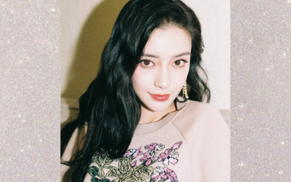 angelababy的简约风美甲