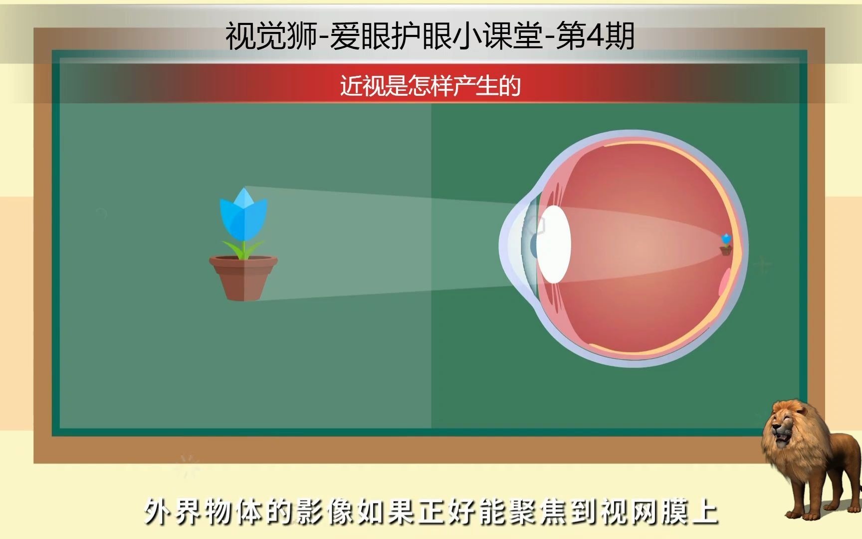 视觉狮公益宣传片动画片:近视是怎样产生的哔哩哔哩bilibili