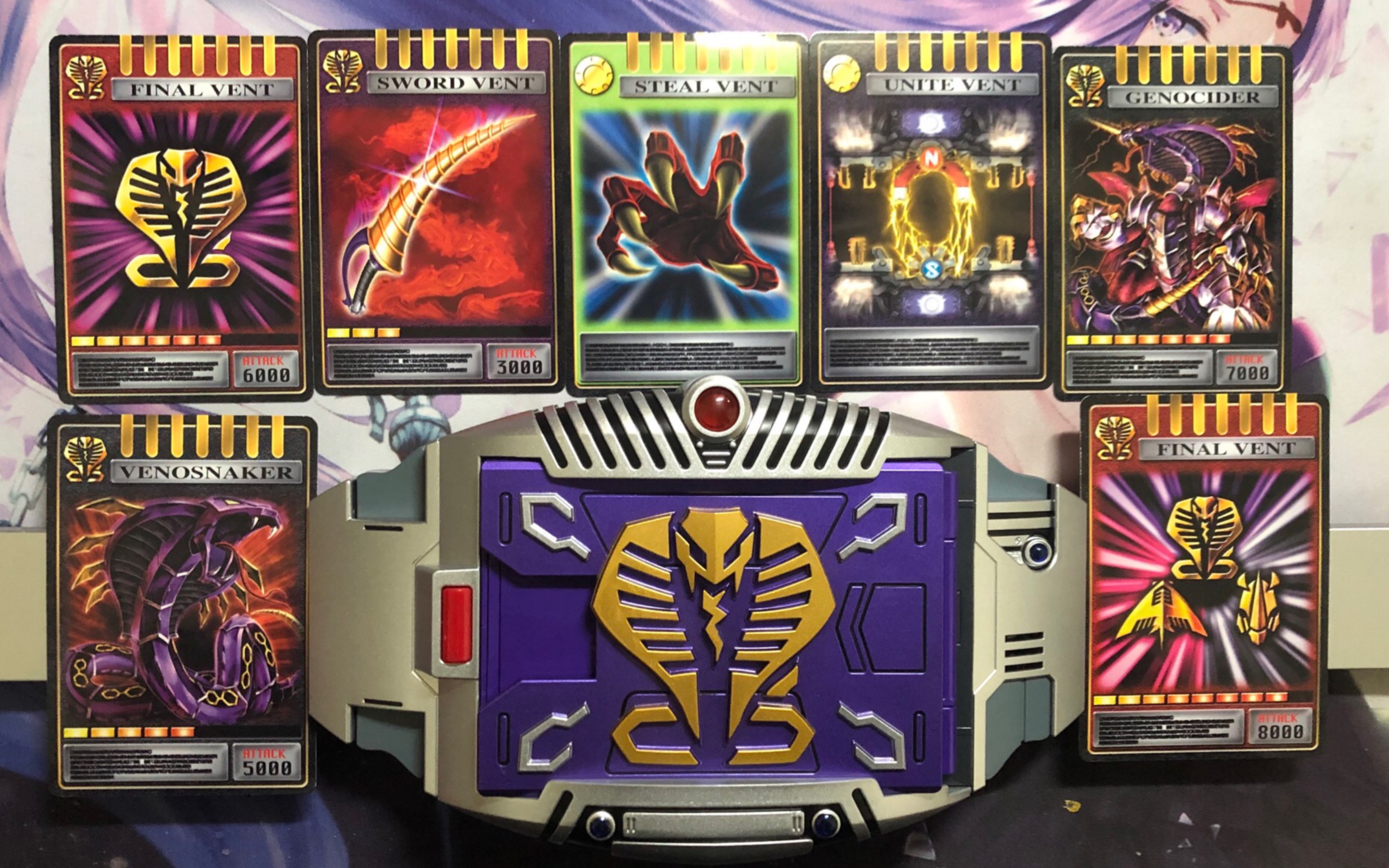 「假面骑士龙骑」csm王蛇卡盒&卡片测评_哔哩哔哩_bilibili