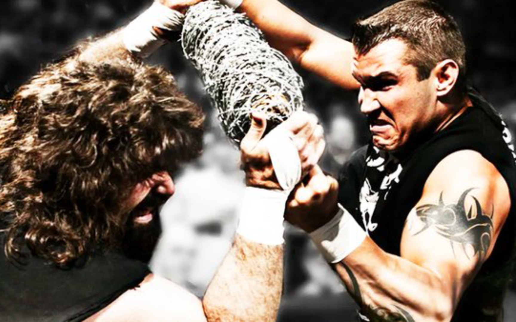 wwe爆裂震撼2004: 兰迪奥顿 vs 米克弗利 - 经典硬核大战