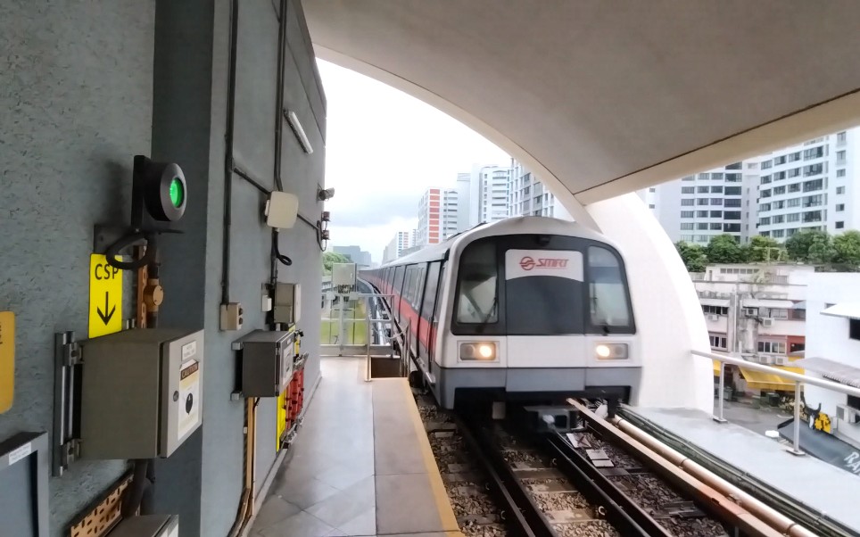 【新人拍车】新加坡mrt地铁线路绿线 红线拍车记录(阿裕尼—劳明达
