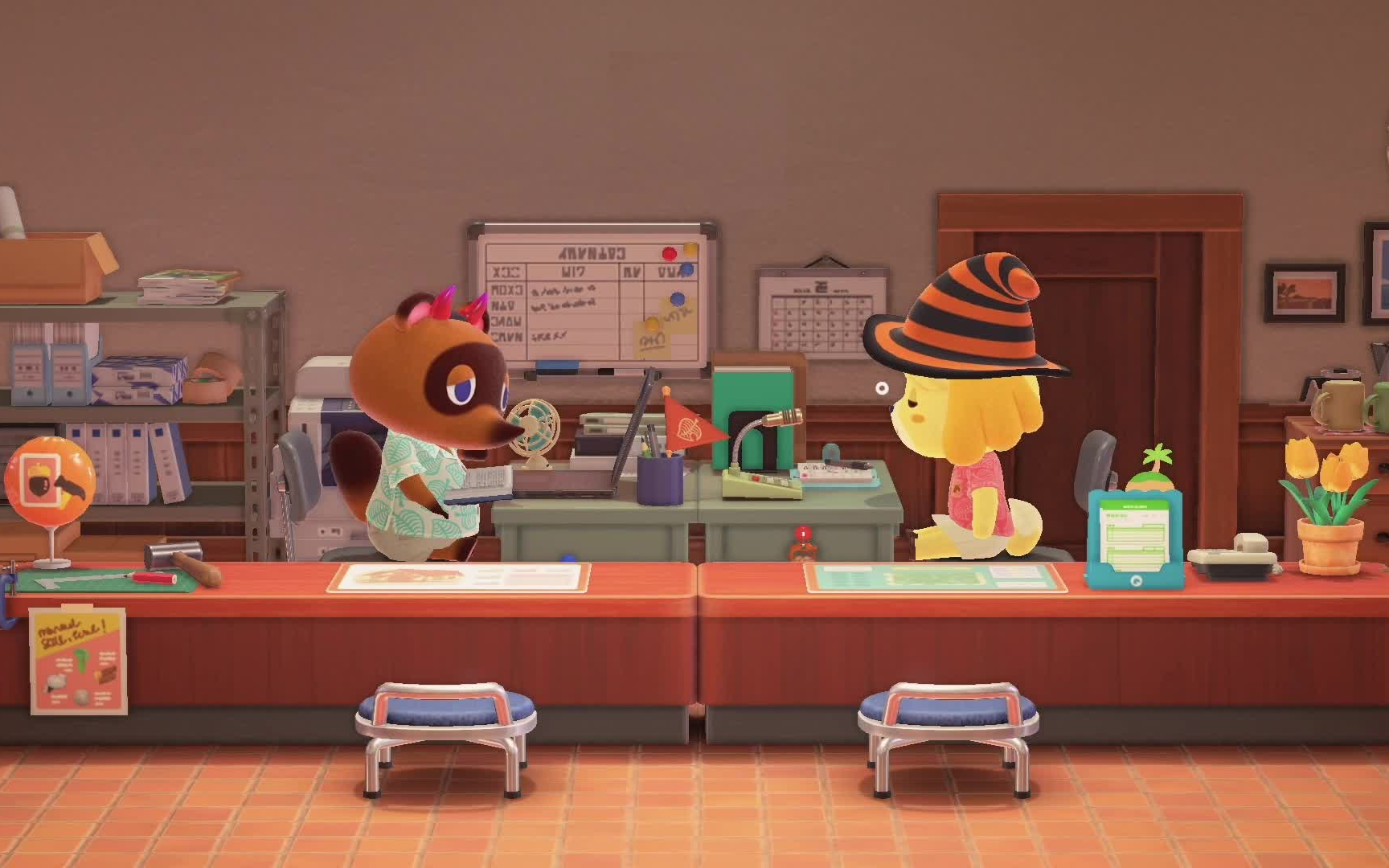 【动森】服务处-凌晨5点(万圣节)循环视频bgm【作业用/直播背景 30