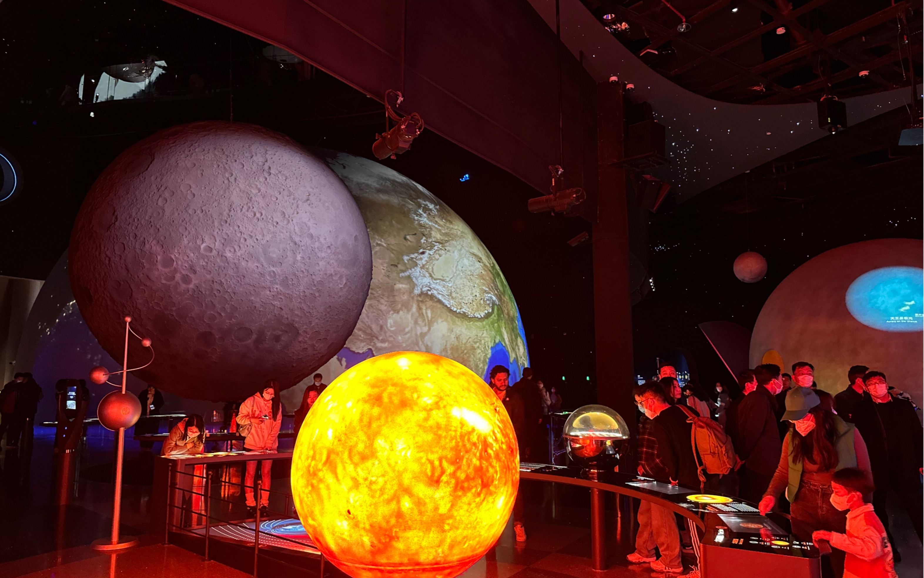 上海天文馆的一些记录