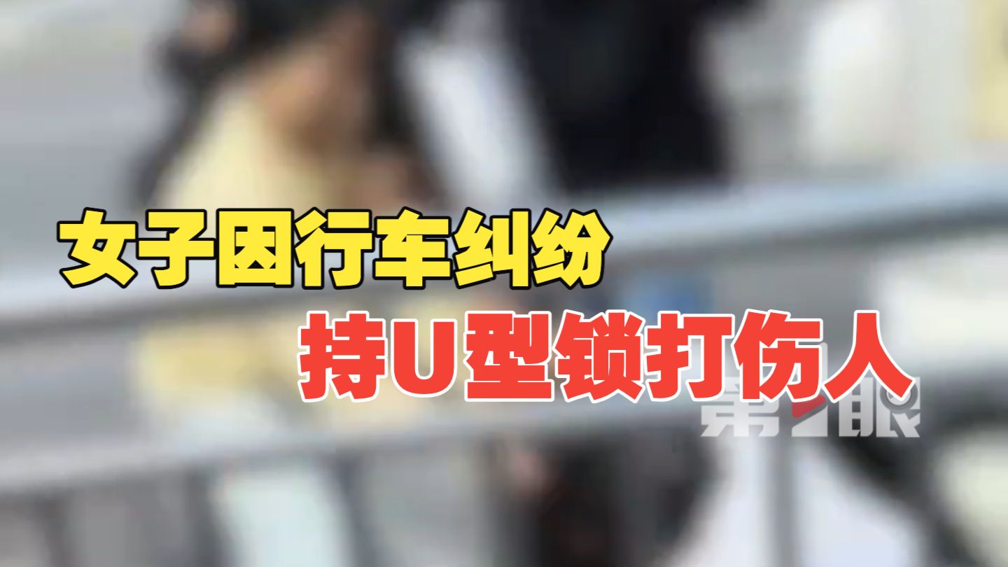 警方通报“女子持U型锁打人事件”：涉事女子已被当场控制！