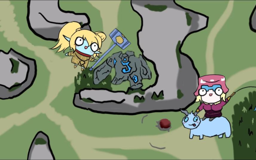 【lol小动画】大o老师单杀永雏塔赞猪妹,喝了蛋白粉的波比就是不一样