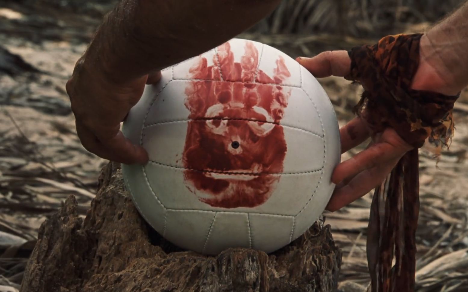 荒岛余生:飞机出事故男子坠落荒岛,陪伴的排球被卖出13万高价_哔哩