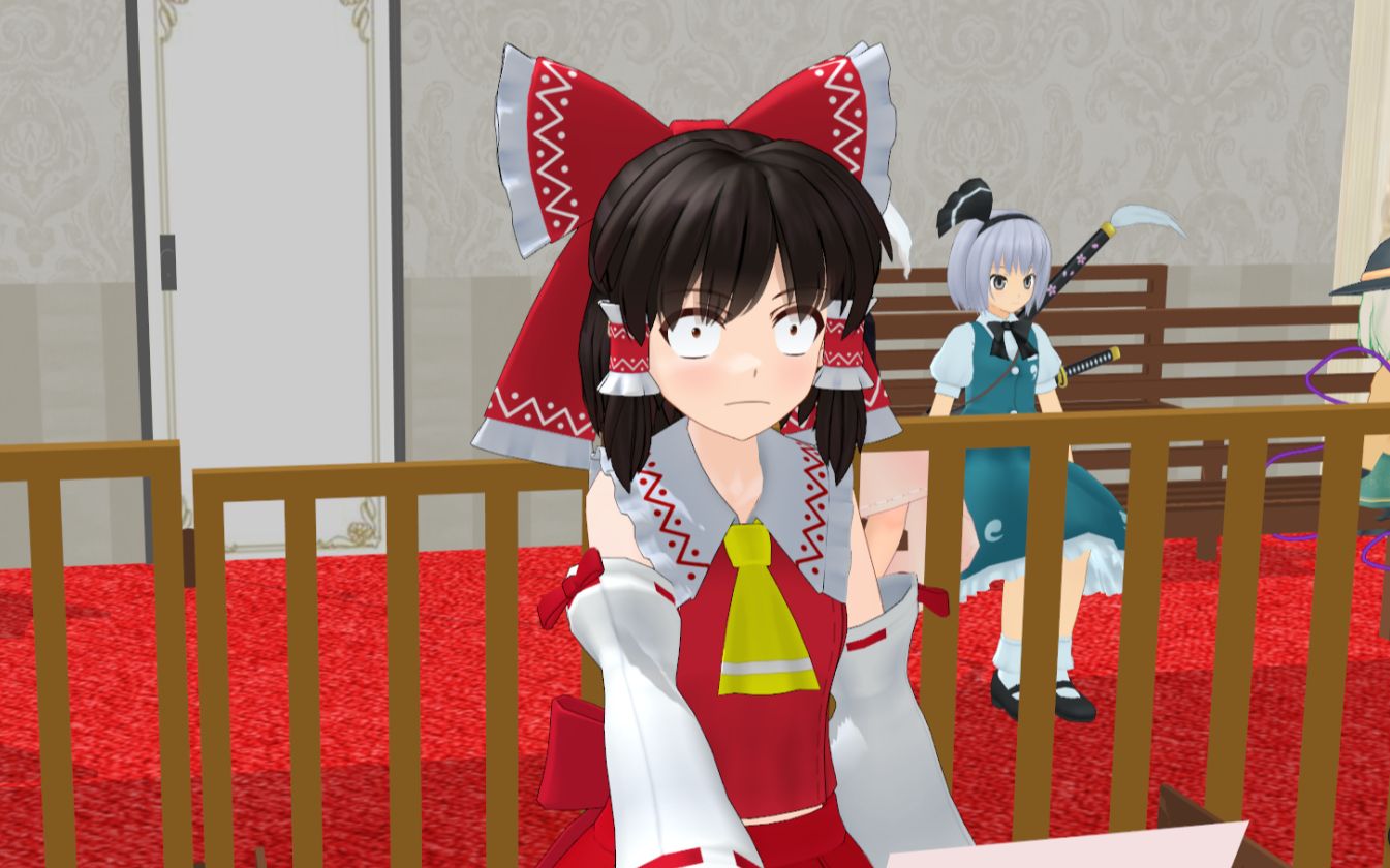 【东方MMD】多管闲事的灵梦 改编自契诃夫《普里希别叶夫中士》_哔哩哔哩_bilibili