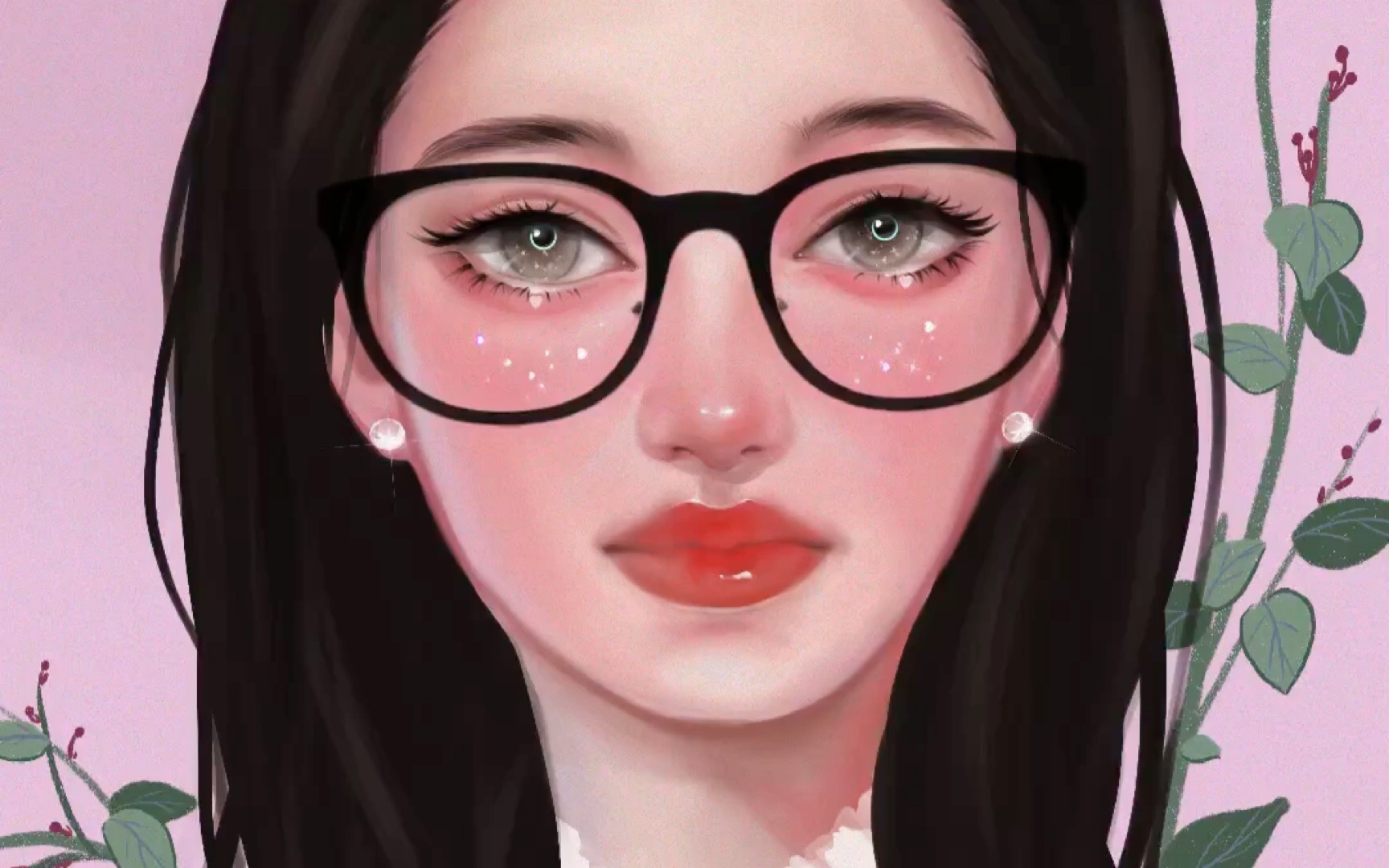 【procreate】ipad绘画 ins欧美复古风格人像尝试