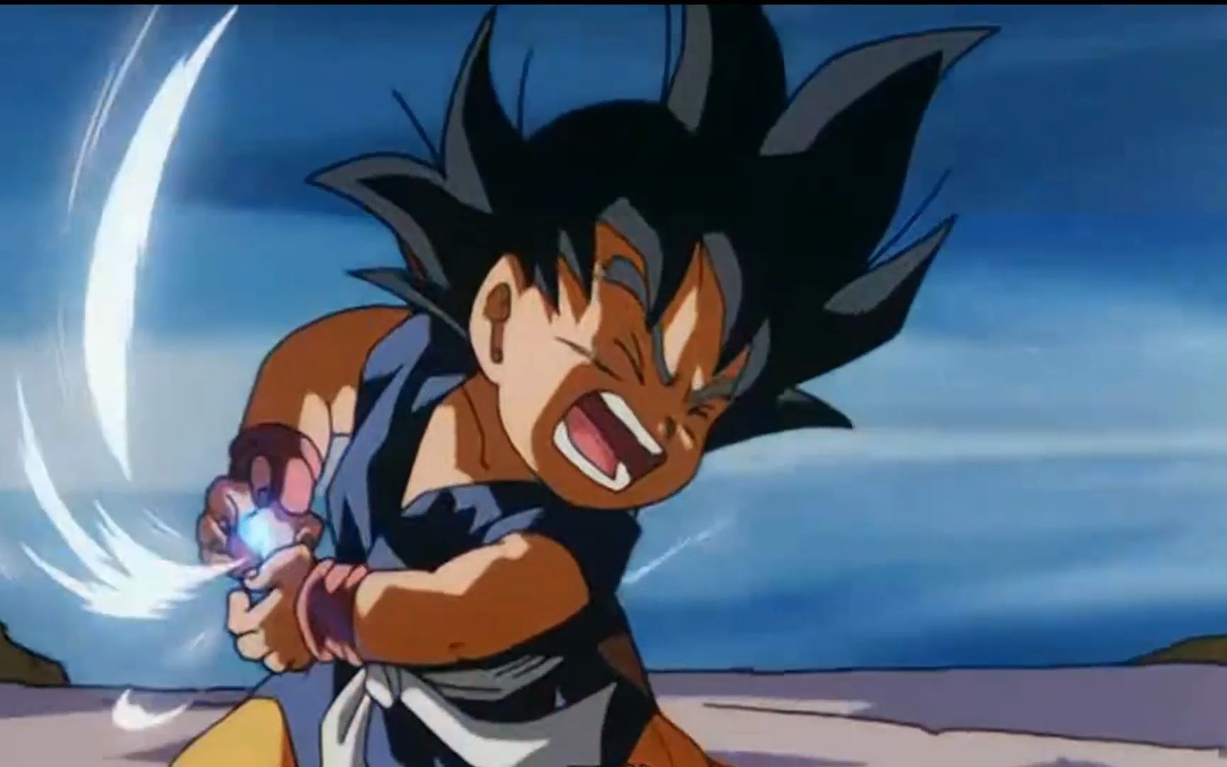 【龙珠】小悟空:"红绸军,吃我一记超大聚气龟派气功波!