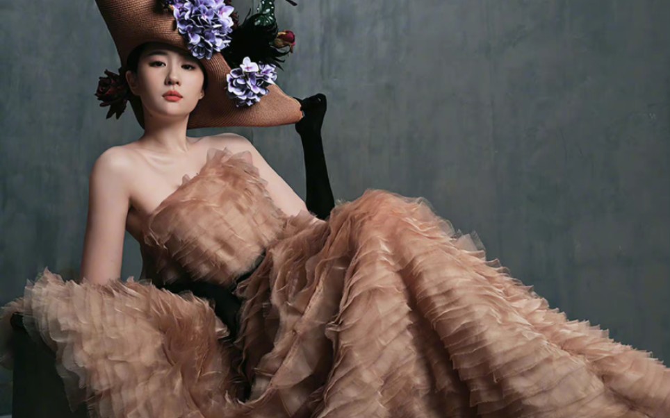 刘亦菲嘉人三月刊造型,好漂亮!