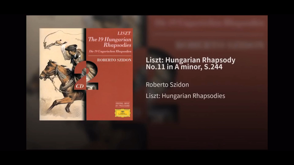 [图]匈牙利狂想曲第十一首 Rhapsodie Hongroise NO.11 —演奏者Roberto Szidon