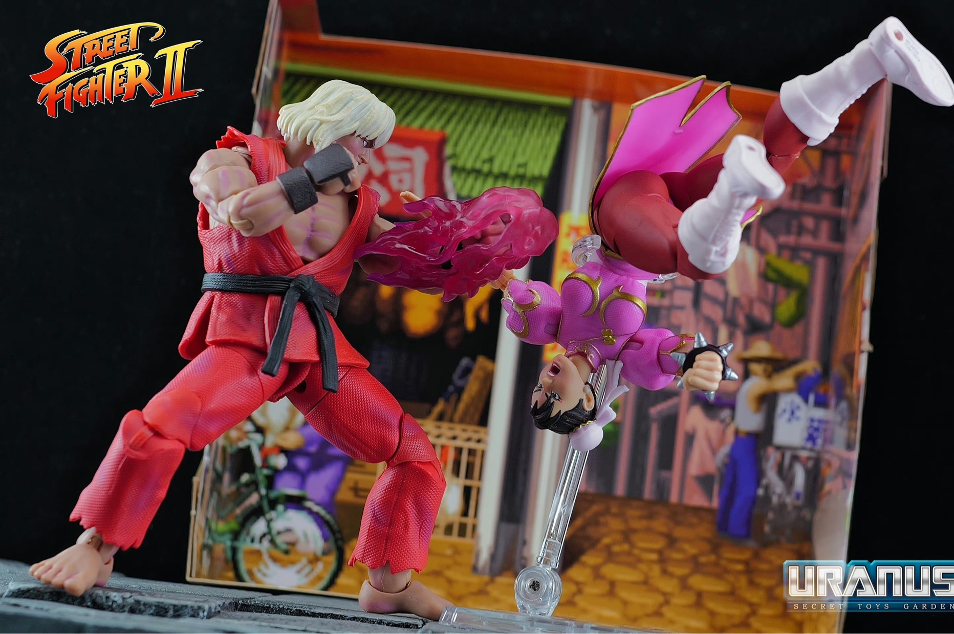 JADA TOYS Street Fighters 街霸2 SDCC限定 洗脑肯和粉春丽 到手图哔哩哔哩bilibili