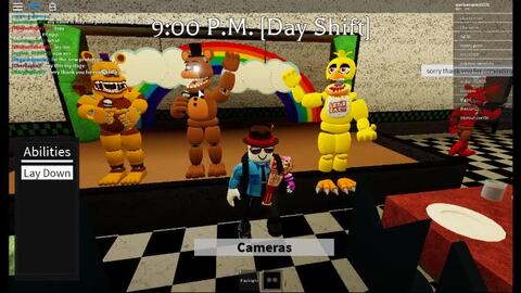 Becoming Nightbear in Roblox Fredbear and Friends Family Restaurant 