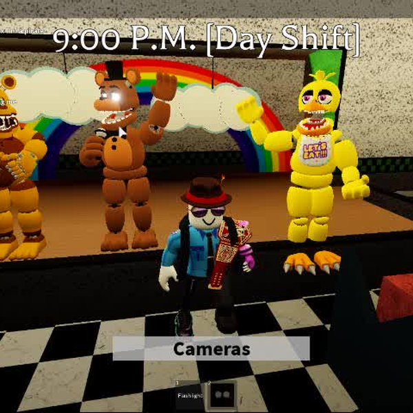 Becoming Nightbear in Roblox Fredbear and Friends Family Restaurant 