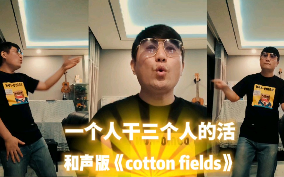 [图]一个人干三个人的活，涛哥演绎和声版《cotton fields》（棉花田）