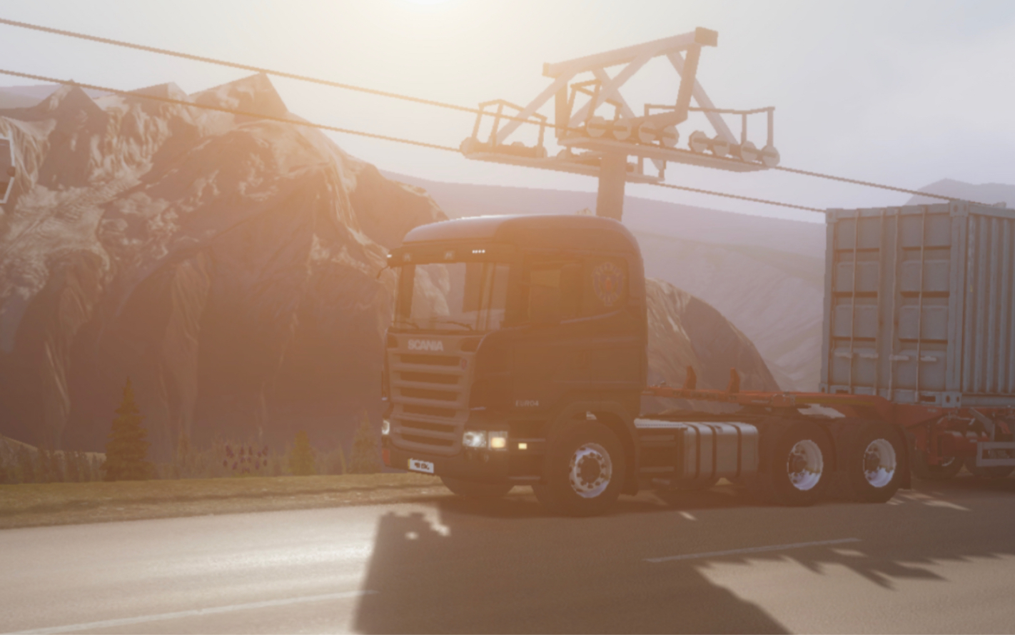 欧洲卡车司机三:港口用车跑长途?scania斯堪尼亚r380