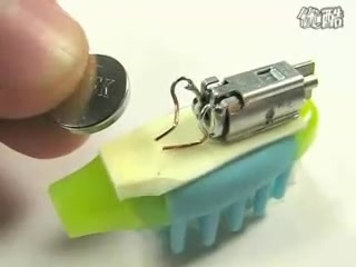 DIY 废旧手机不要扔 震动马达制作牙刷机器人标清哔哩哔哩bilibili