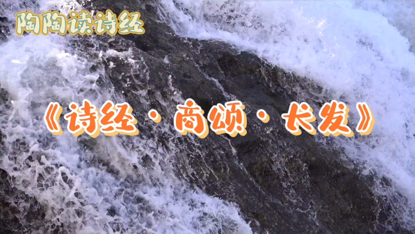 诗经商颂长发记述殷商发迹史歌颂商汤功德的长篇颂诗