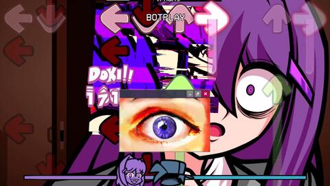 Blue Skies, Purple Eyes (Natsuki Vs. Yuri) - Friday Night Funkin Style -  song and lyrics by Phantom Jreal