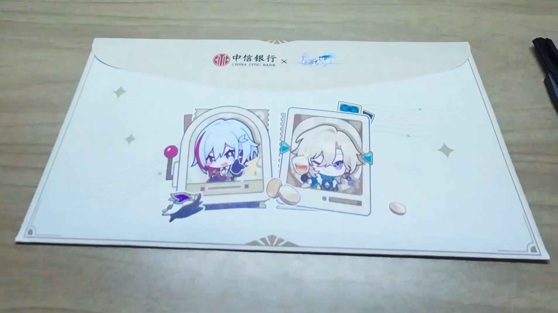 开箱!中信银行联动崩坏星穹铁道借记卡!哔哩哔哩bilibili