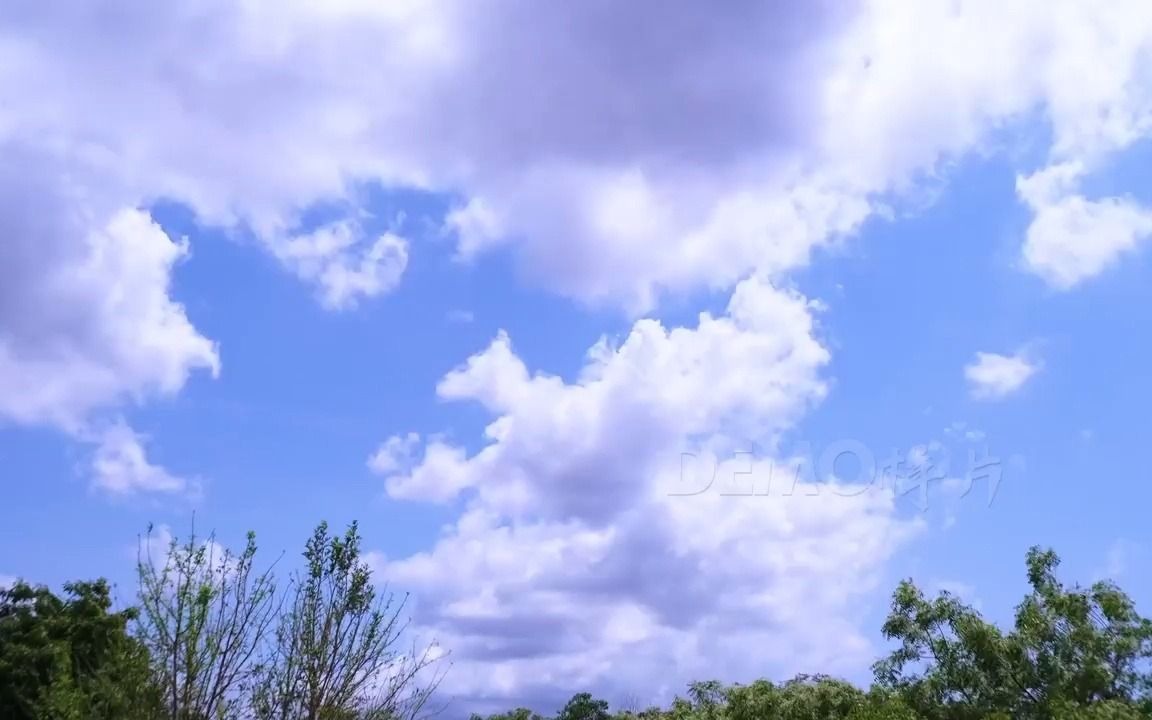 d972唯美壯觀大氣藍天白雲雲海翻騰流雲大自然景色空鏡頭延時攝影動態