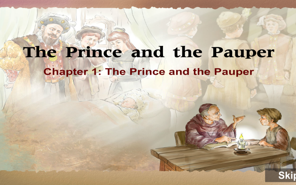 [图]英语经典童话故事动画 The Prince and The Pauper 王子与乞儿