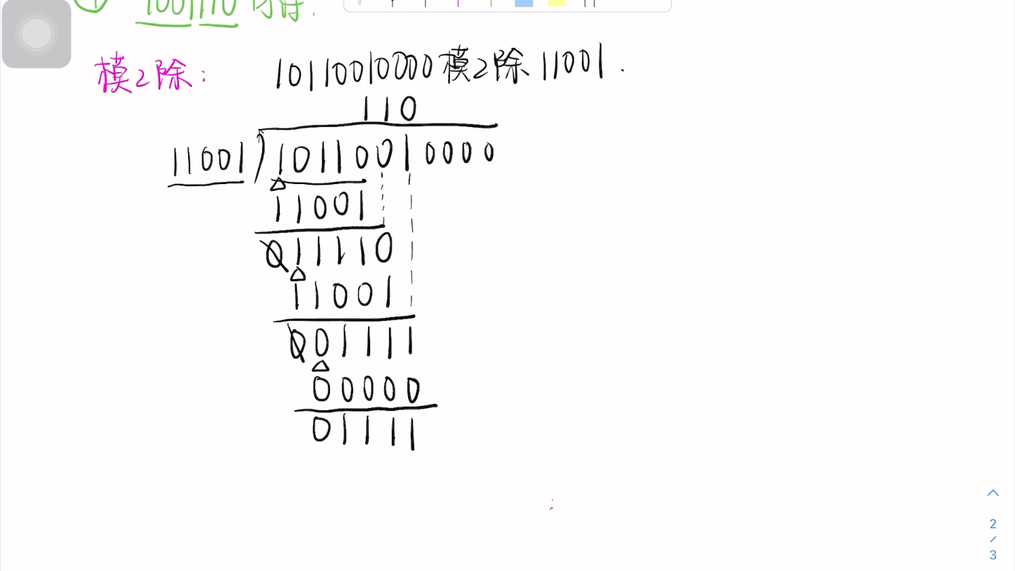 [图]【计算机组成原理】模2除法