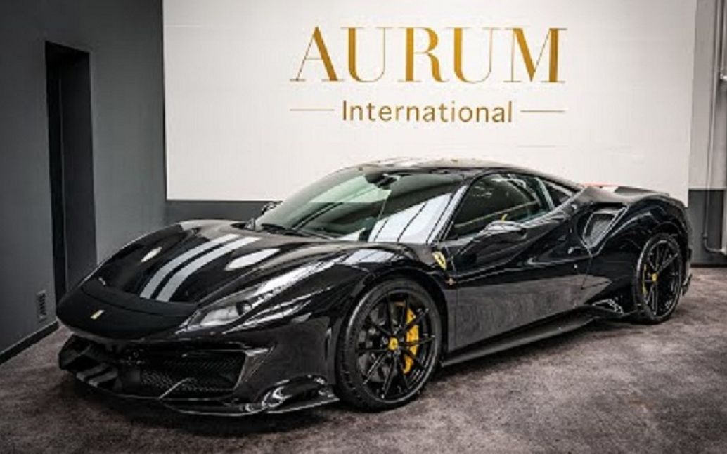 法拉利FERRARI 488 PISTA NERO DAYTONA BLACK Walkaround by AURUM International哔哩哔哩bilibili