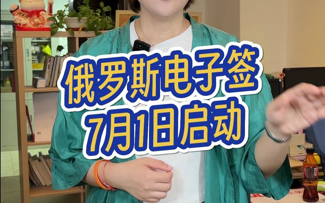 俄罗斯电子签7 月1日启动!!!哔哩哔哩bilibili