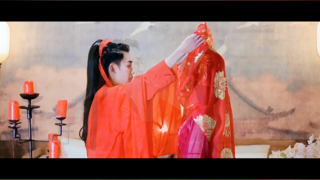 第一次拍这种古风婚礼,洞房花烛夜,哈哈