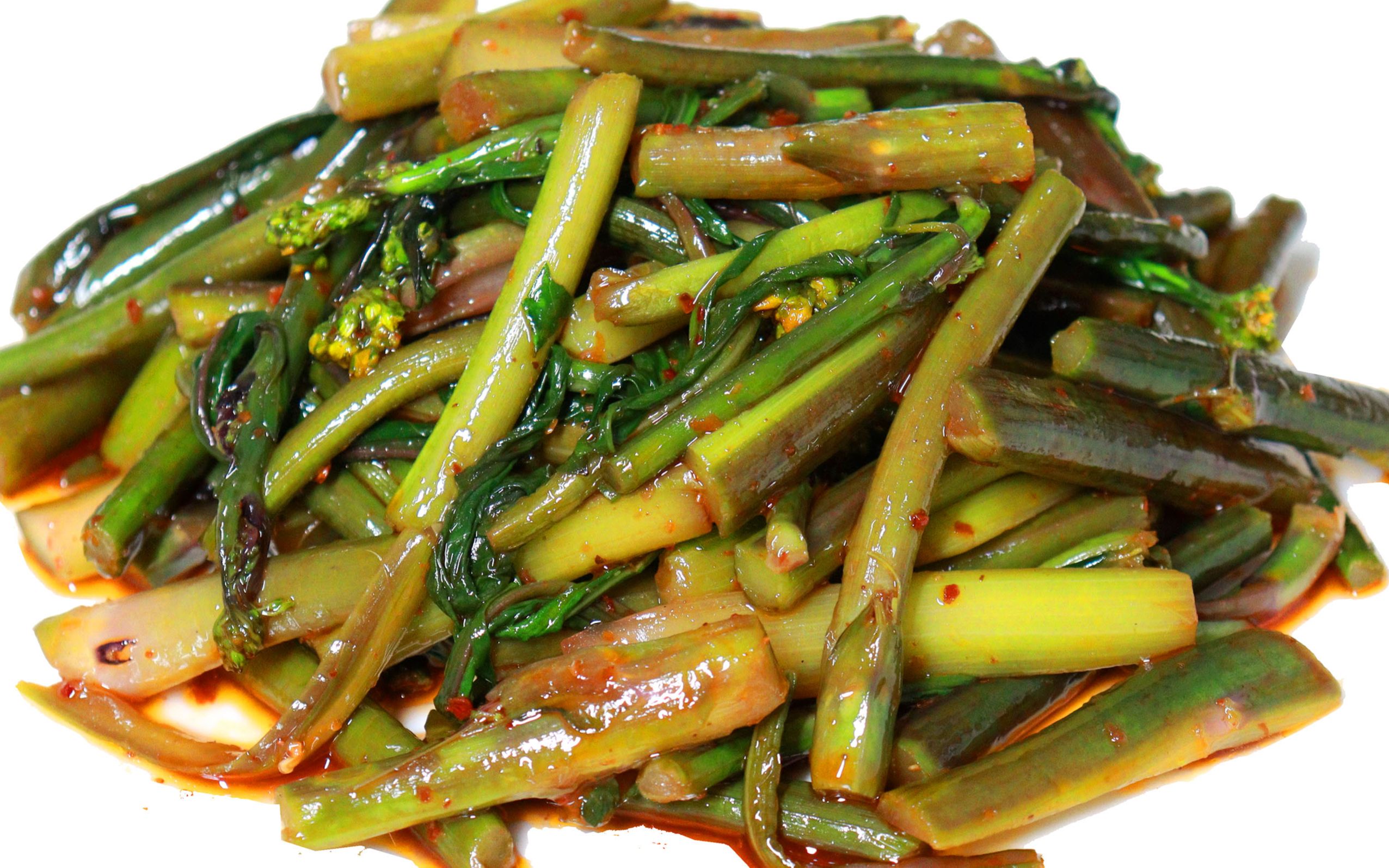 吃菜苔的季节来了,2元一大把,四川人最爱的下饭菜,川味十足_哔哩哔哩