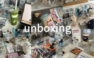 Скачать видео: unboxing 1 / 吃谷日记/ 拆箱合集：立牌 纸片 漫画  / 桌面改造ing