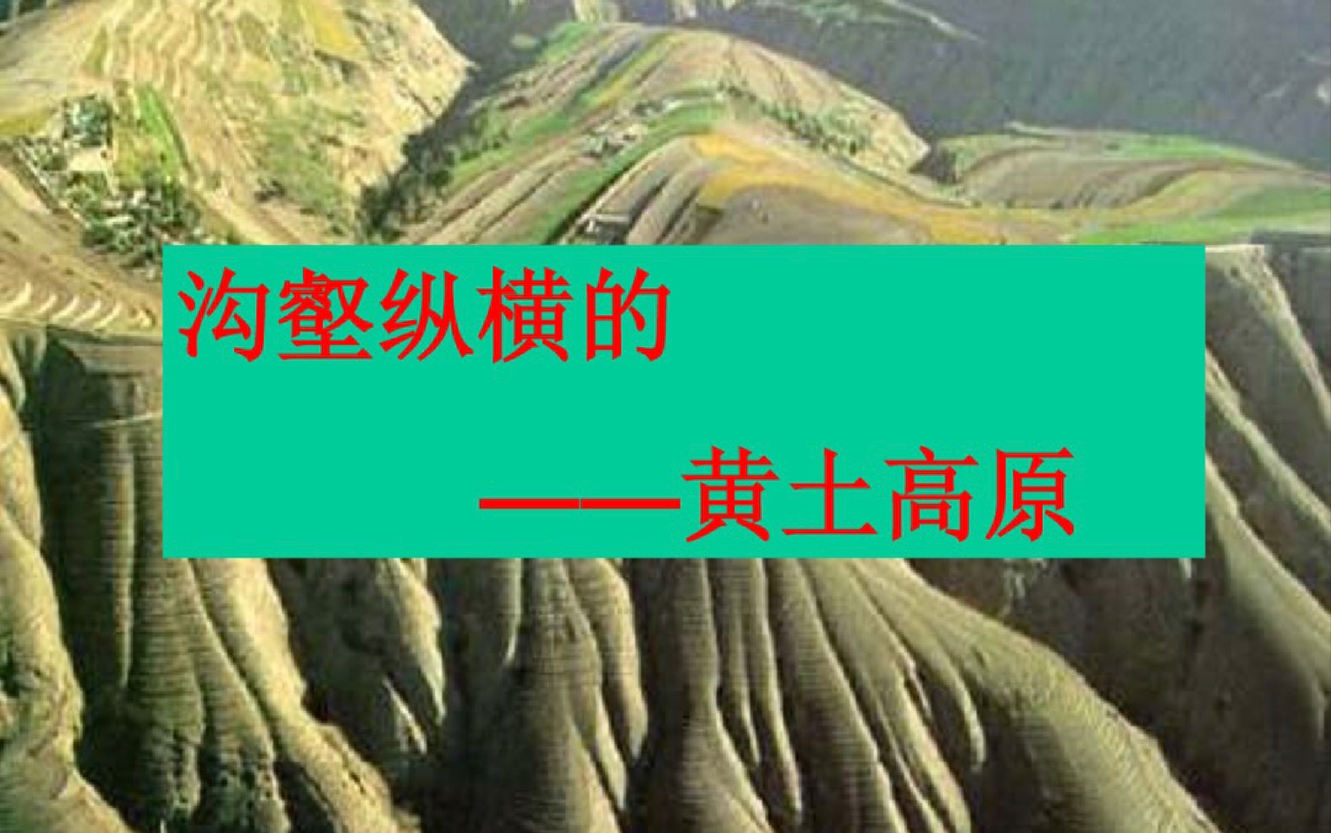 【学习手册考点解读】12.1 北方地区——沟壑纵横的黄土高原哔哩哔哩bilibili