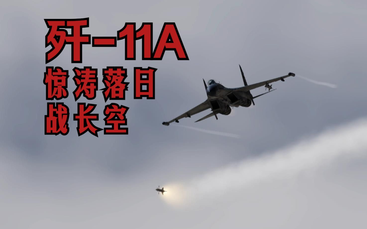 【DCS】J11A 惊涛落日战长空 | PVP R27ER大杀四方 极致超音速空战模拟飞行游戏实况