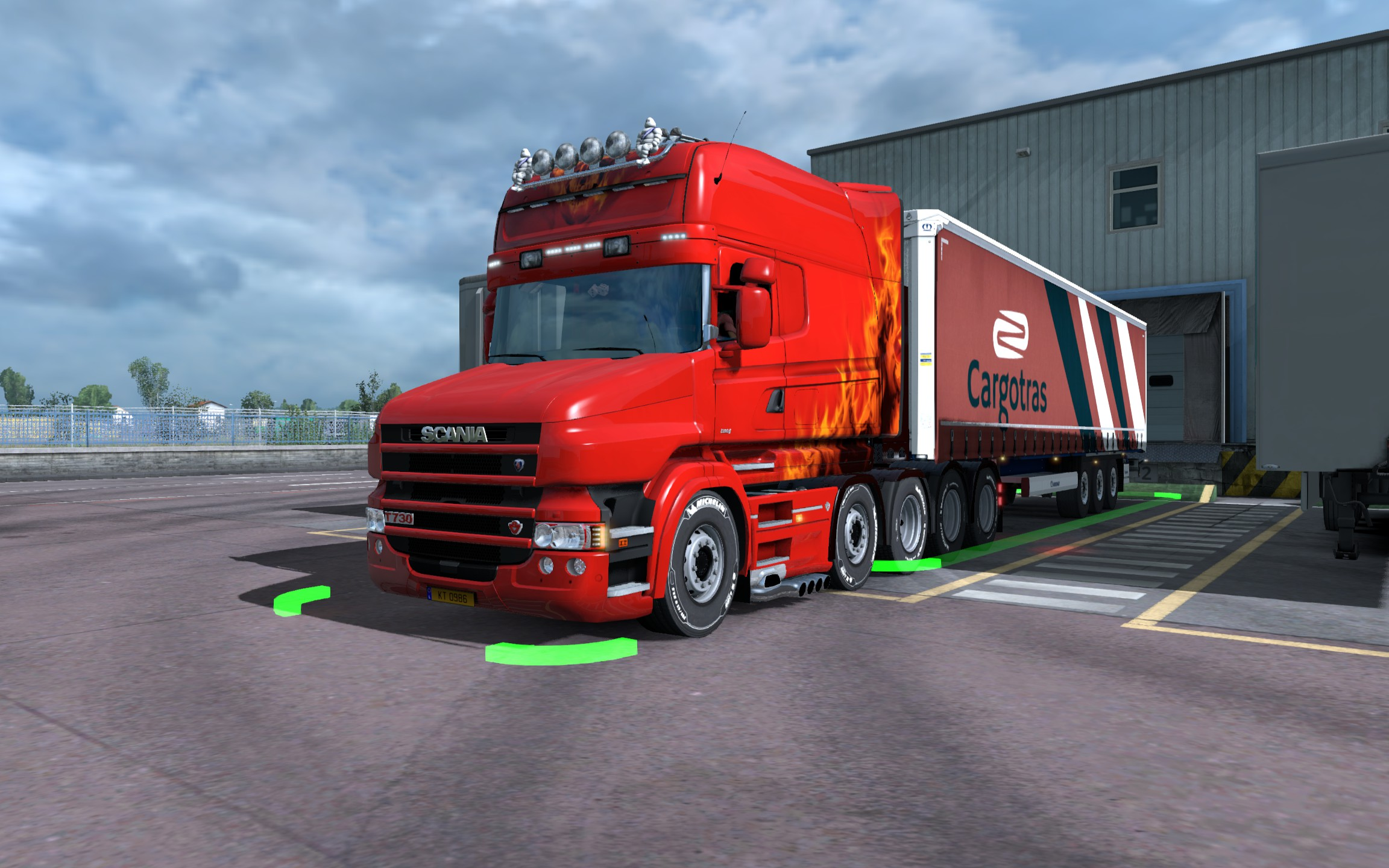 欧洲卡车模拟2驾驶豪华加长版斯堪尼亚t在撒丁岛135