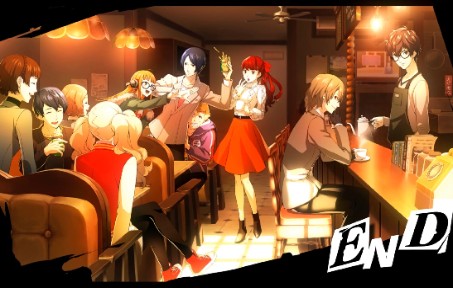 [P5R]女神异闻录5皇家版 结局之选择接受丸喜创造的世界女神异闻录5剧情