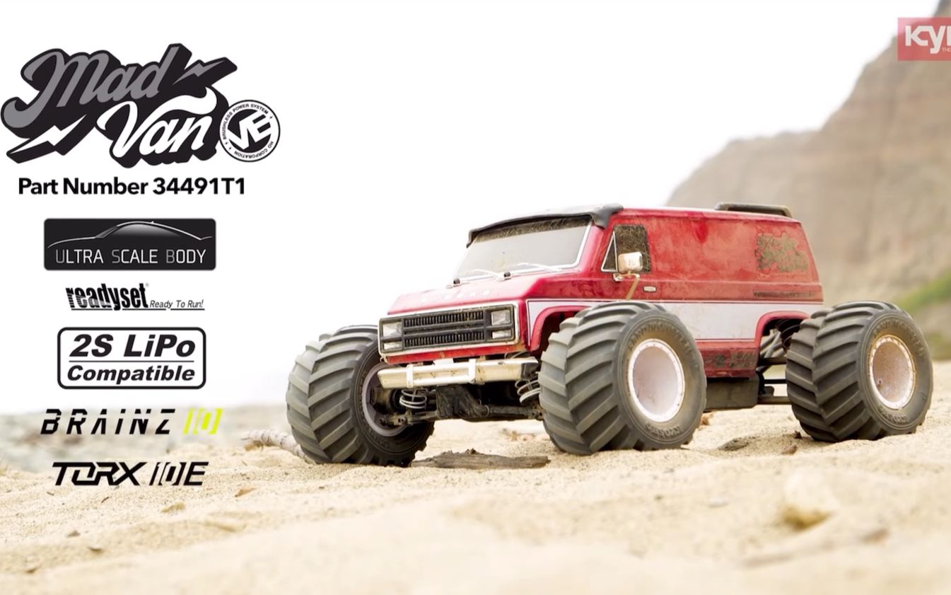 京商 KYOSHO MAD VAN VE 暴力无刷大脚车官方视频哔哩哔哩bilibili