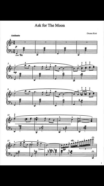 「好听」✨𐟌›Ask For The Moon 作曲家: Oxana Krut奥莎娜ⷮŠ卢特 1971年9月19日出生于乌克兰扎波罗热.年少时期与学习音乐结下缘哔哩哔哩bilibili