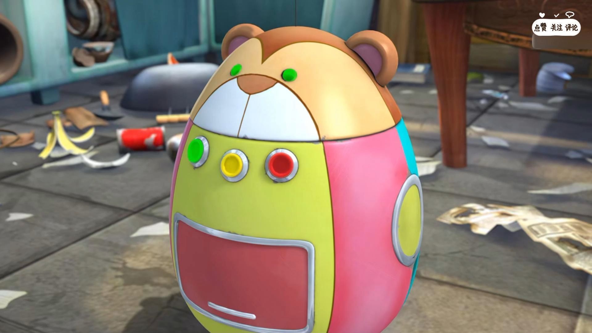 懒惰的光头强网购清洁机器人为自己打扫房间的一系列