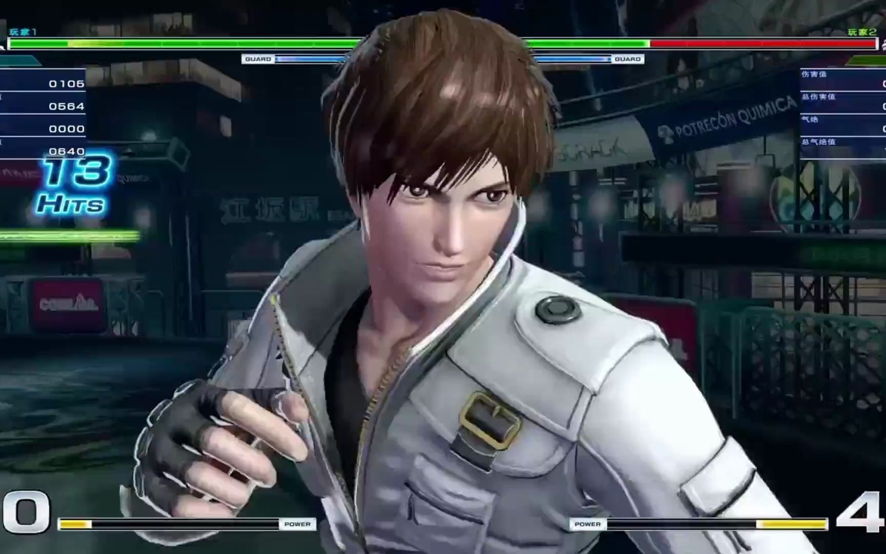 拳皇14草薙京简单配合小连段时代的穿越!