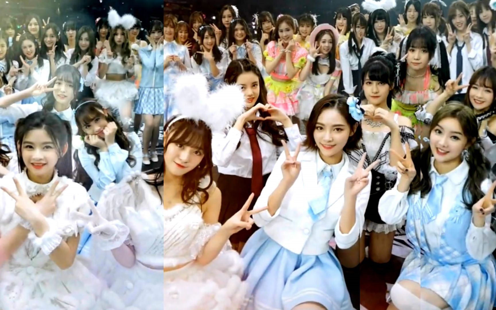 当一群萌妹子把你团团围住的时候 你还能顶得住吗 tiktok抖音娱乐