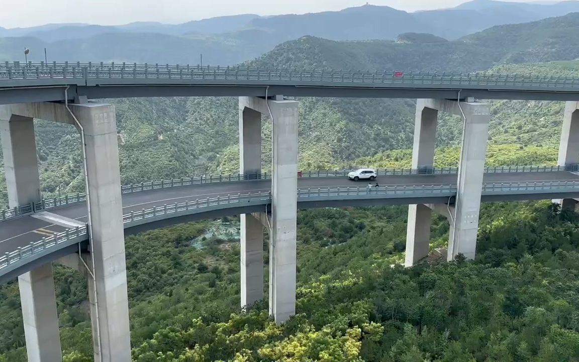 沉浸式带你体验太原天龙山网红桥!