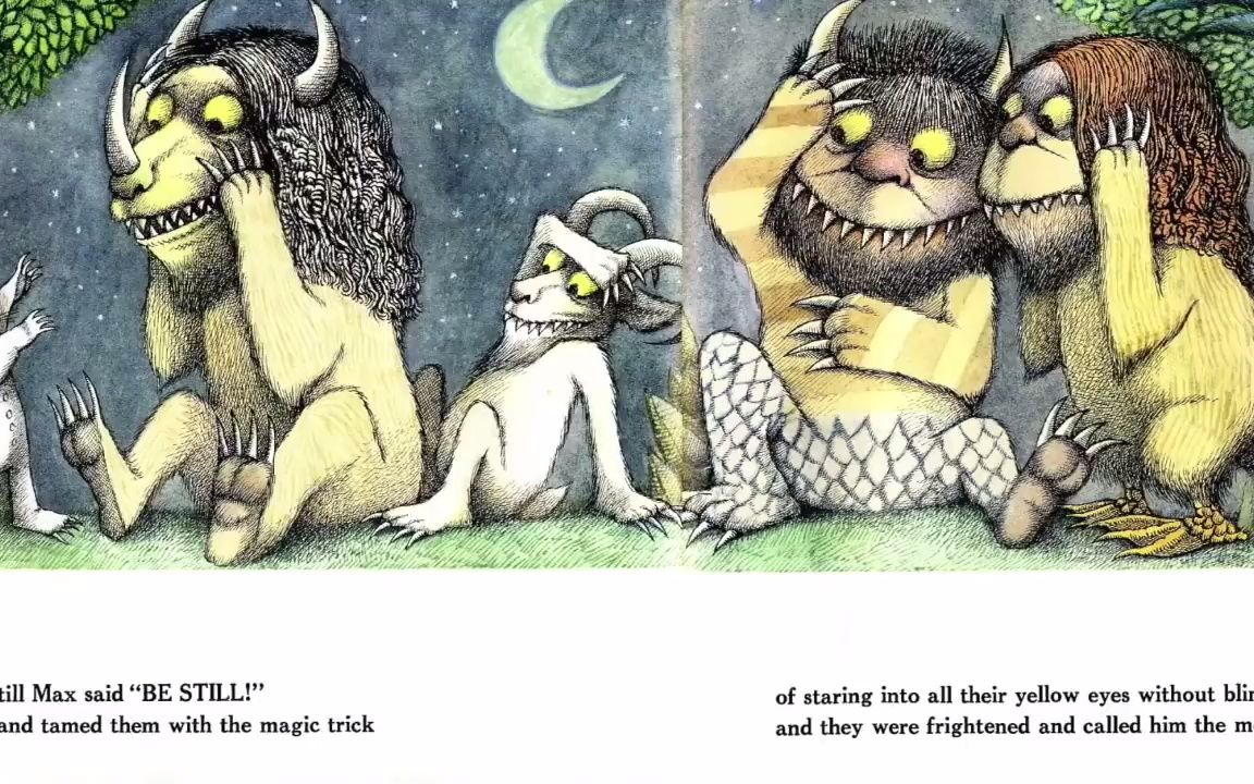 [图]英语绘本故事：Where the Wild Things Are Book Read Aloud