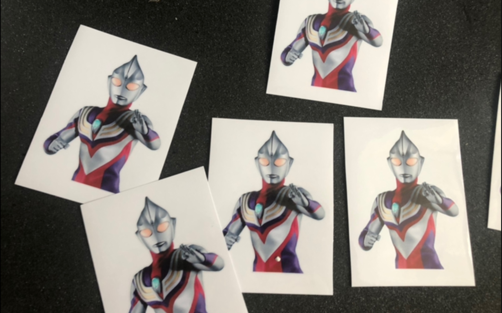 迪迦奥特曼贴纸到货拆包分享10cm