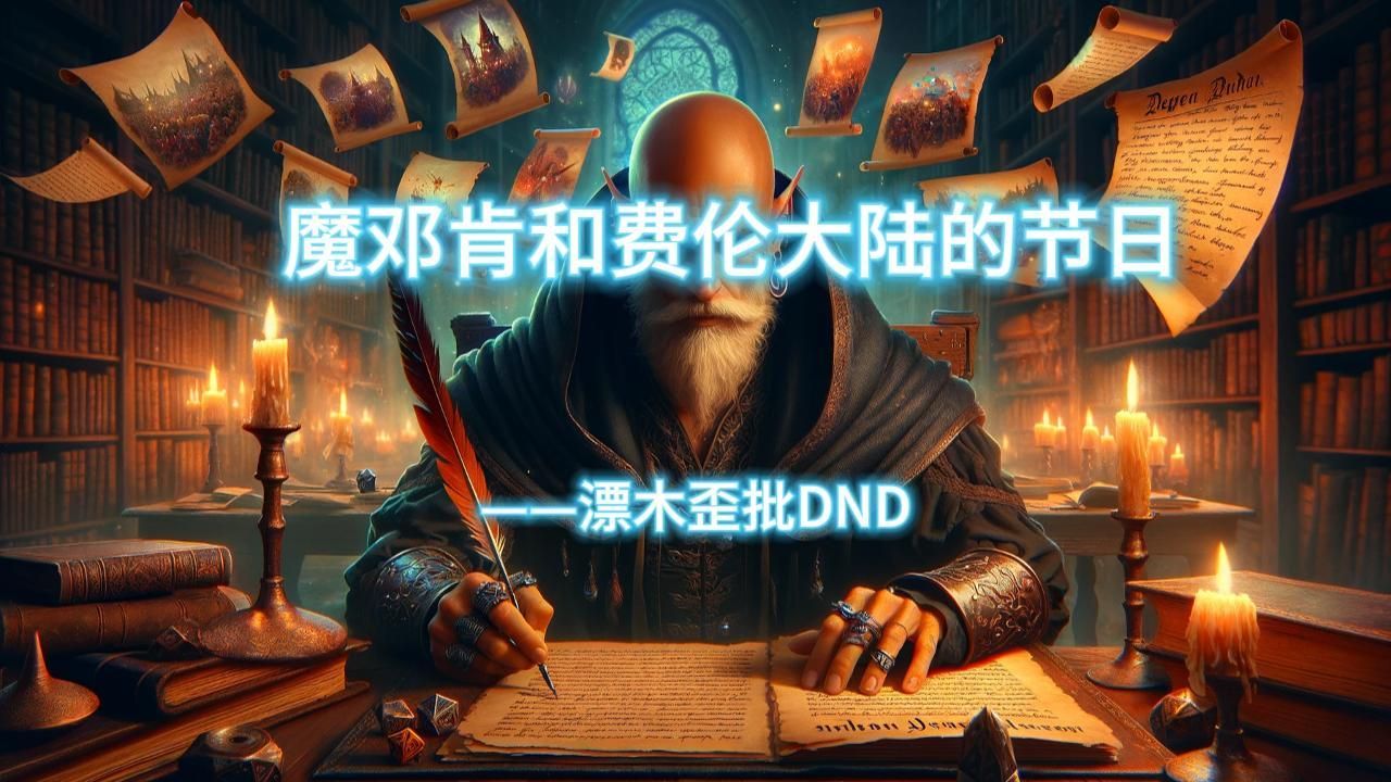 魔邓肯和费伦大陆的节日——漂木歪批DND哔哩哔哩bilibili